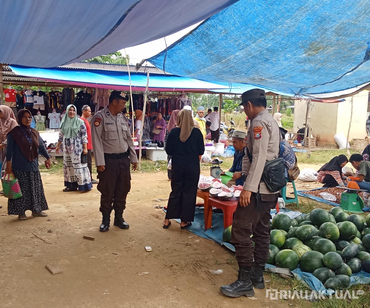 Polsek Rimba Melintang Patroli Harkamtibmas Jelang Operasi Ketupat Lancang Kuning 2025