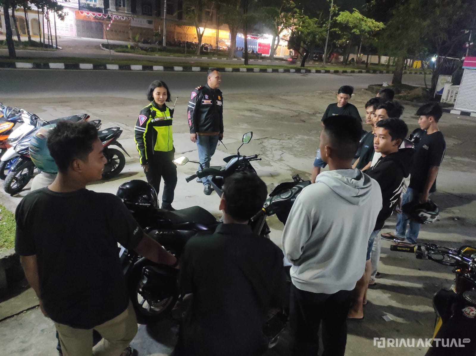 Polresta Pekanbaru Amankan 30 Sepeda Motor Modifikasi