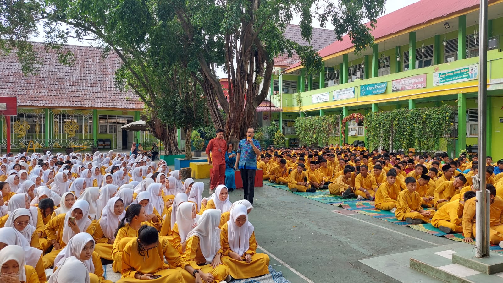 Sosialisasi Bahaya Narkoba di SMAN 9 Pekanbaru untuk Wujudkan Pemilu Damai
