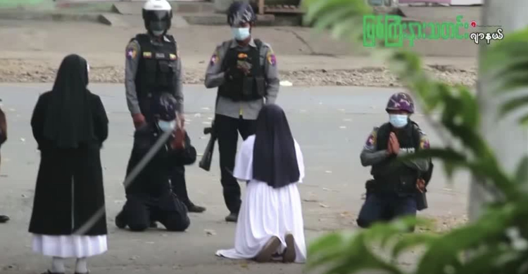 Hadapi Demonstran, Tentara Myanmar Pakai Senjata Perang Mematikan