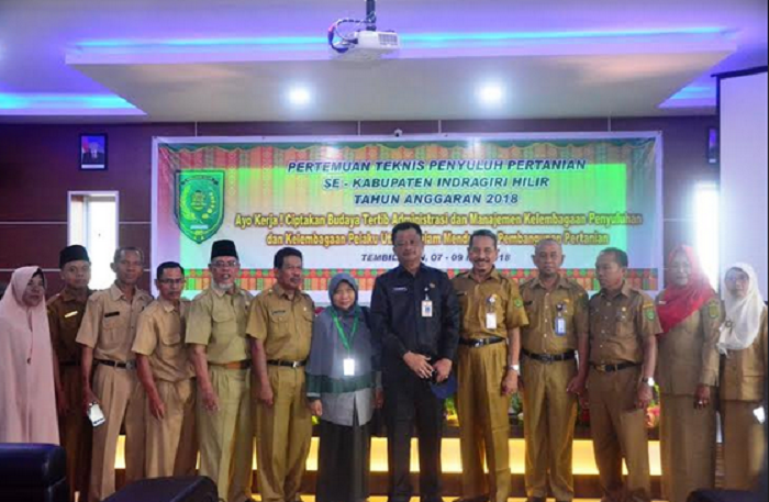 Asisten III Setda Inhil Buka Penyuluhan Teknis Pertanian