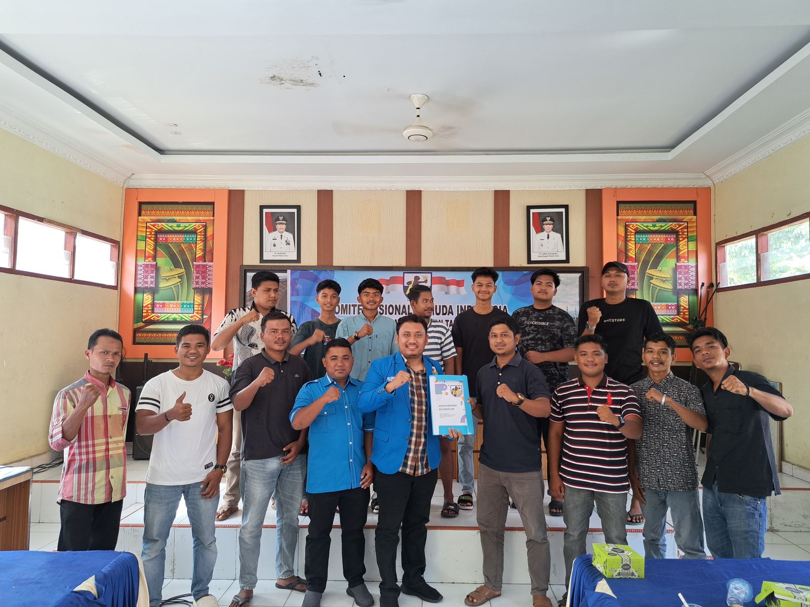 Terpilih Aklamasi, Muhammad Ikhwan Yeserta Nahkodai KNPI Pagaran Tapah Darussalam