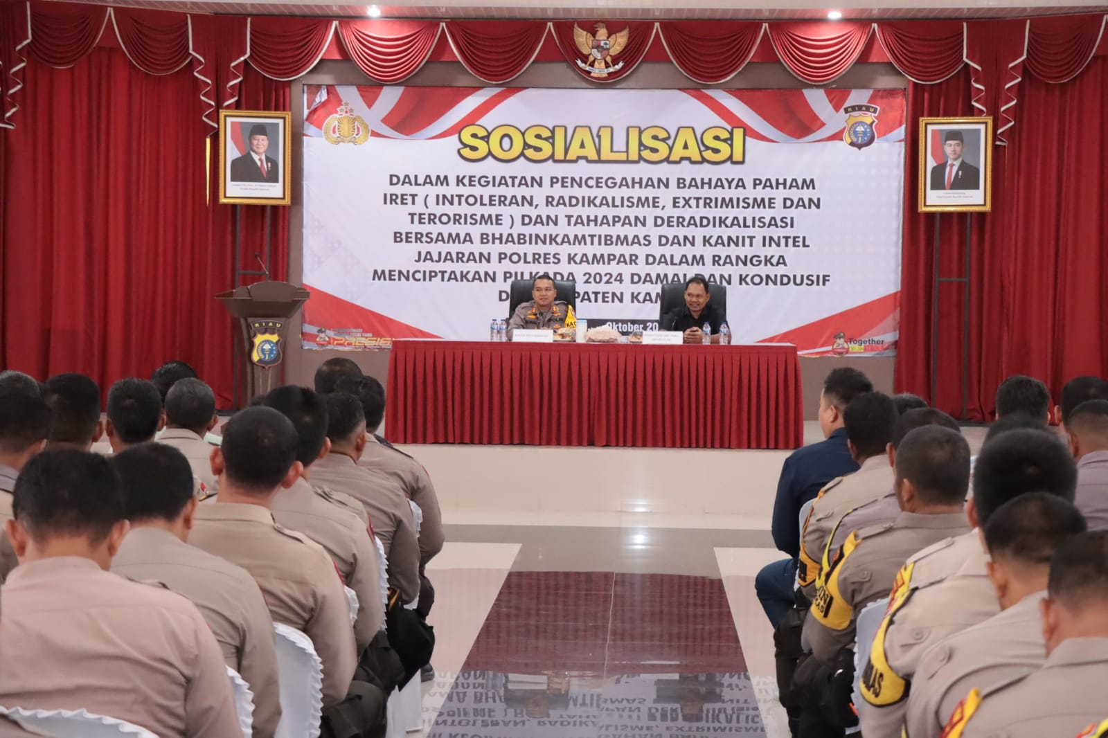 Di Kampar, Densus 88 Dilibatkan Dalam Pengamanan Pilkada Serentak