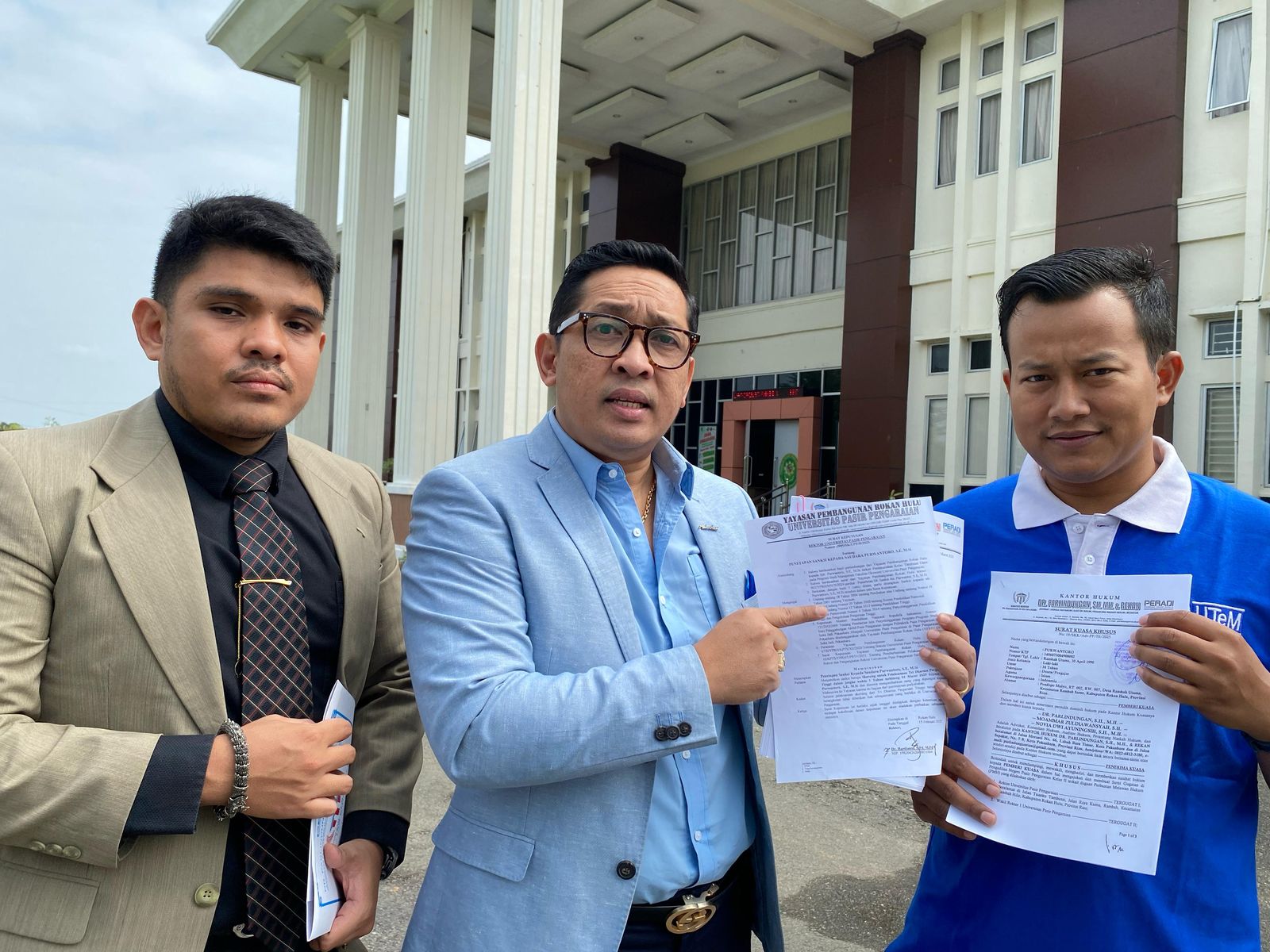 Dosen UPP di Rohul Gugat Rektor ke Pengadilan atas Dugaan Kriminalisasi