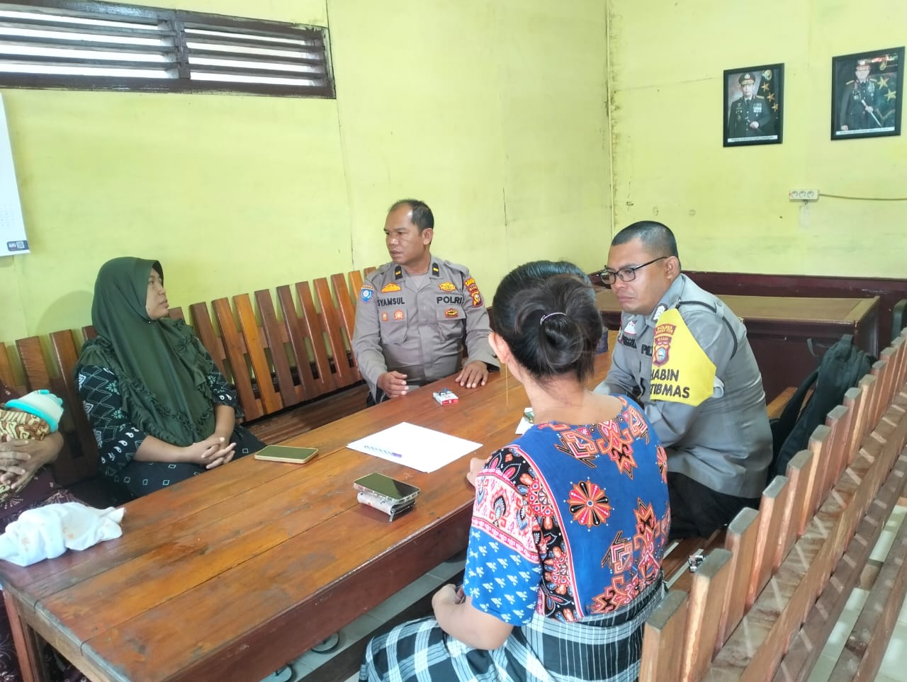 Polsek Bangko Pusako Gelar Cooling System untuk Pilkada Damai 2024 dengan Warga Bangko Permata