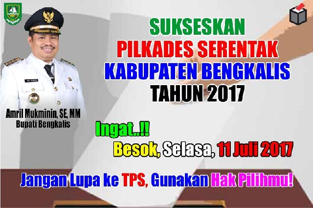 Besok 93 Desa di Bengkalis Gelar Pilkades Serentak
