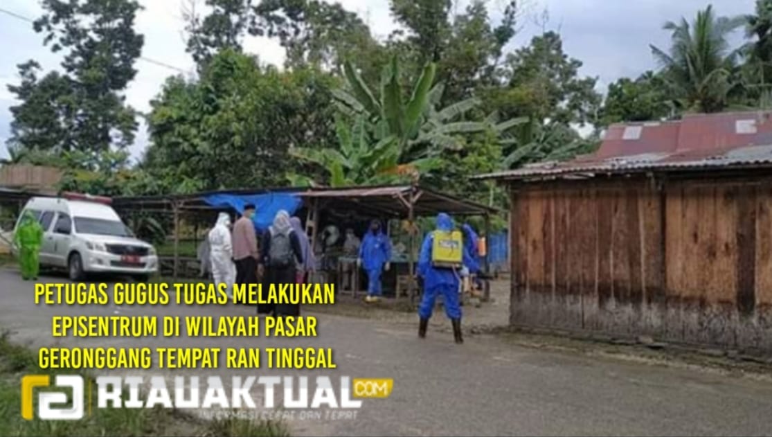 Satu Warga Sungai Mempura Siak Positif Covid-19, Pasar Geronggang Langsung Ditutup