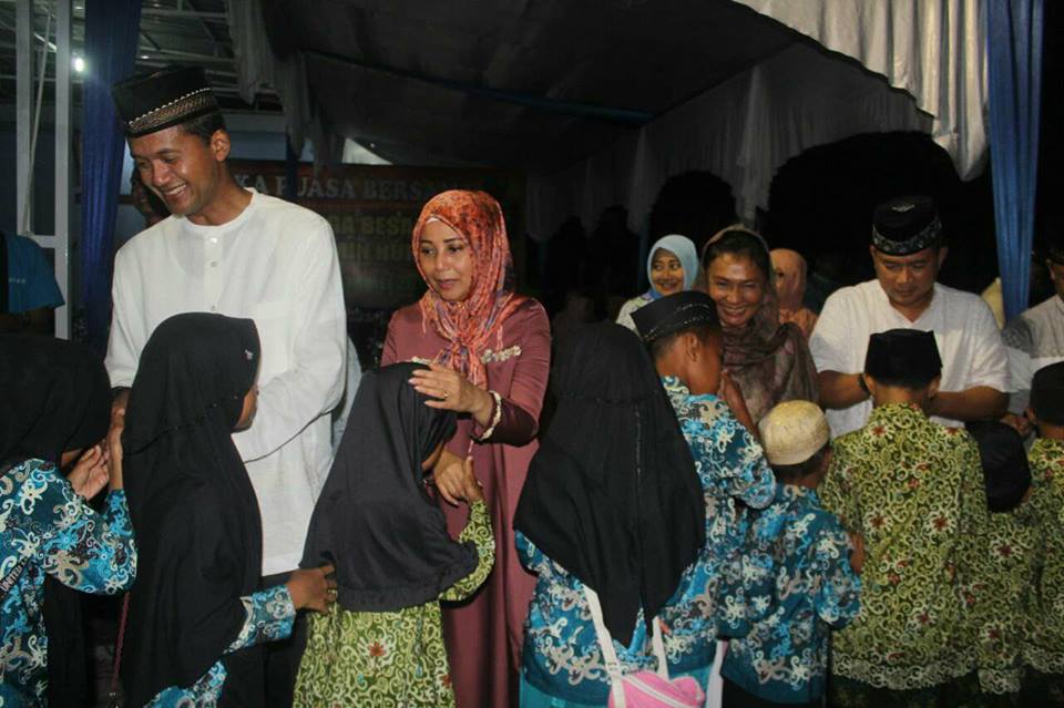 TNI AU Lanud Rsn Pekanbaru Buka Puasa Bersama dan Santuni 100 Anak Yatim