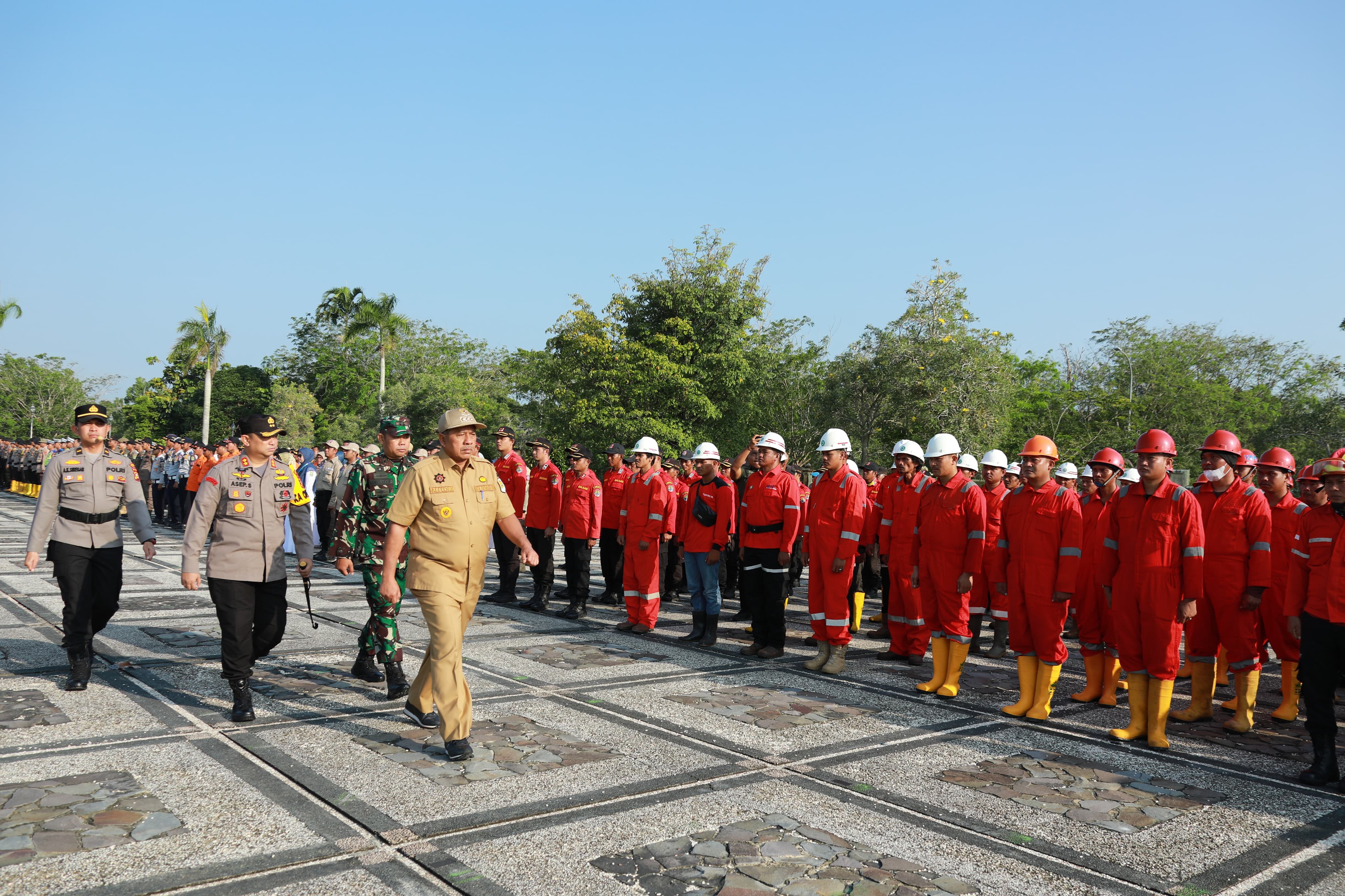 Siaga Darurat Karhutla, Pemkab Siak Gelar Apel Gabungan Pasukan