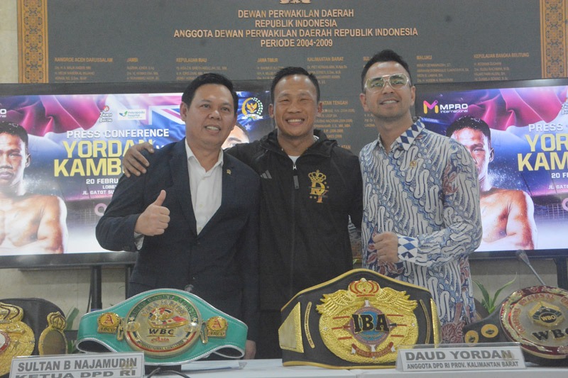 Senator Daud Yordan Optimistis Menang KO Lawan George Kambosos