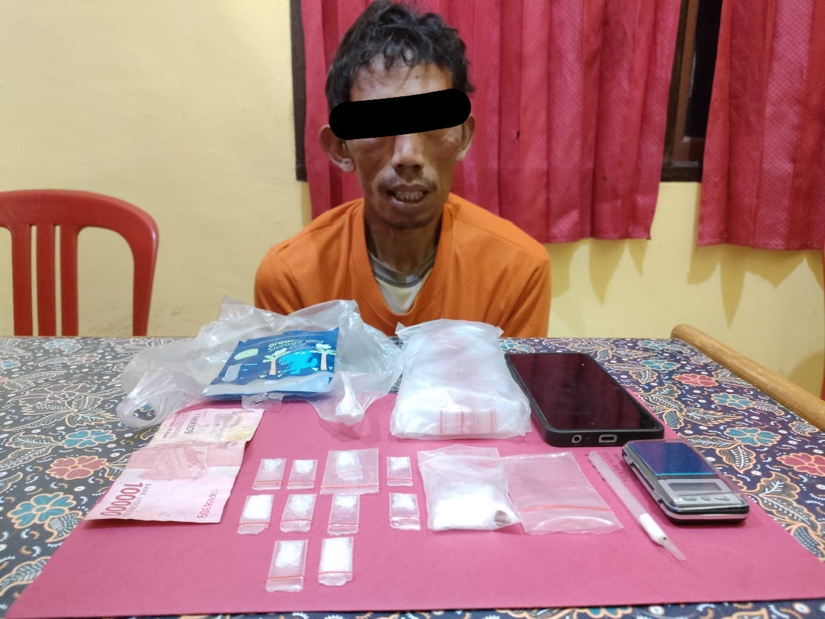 Polsek Logas Tanah Darat Ungkap Kasus Peredaran Narkotika Jenis Sabu, Pastikan Keamanan Pilkada 2024