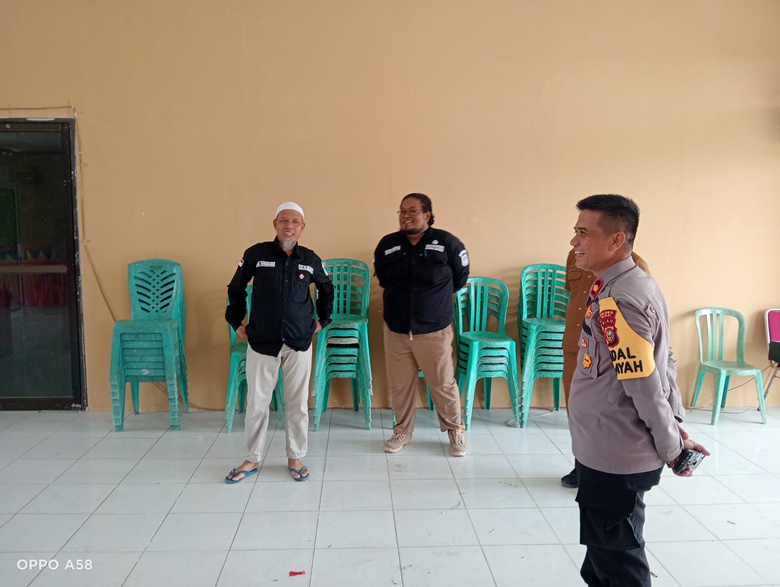 Polsek Dumai Barat Cek Kesiapan Lokasi Penyimpanan Logistik Pemilu 2024