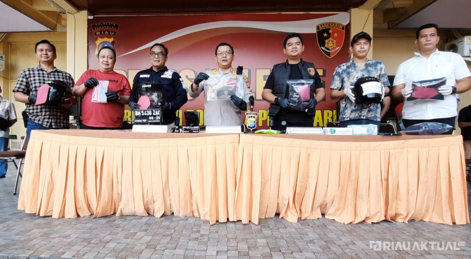 Polresta Pekanbaru Berhasil Amankan 28 Tersangka Pelaku Kejahatan Sejak Awal September 2023