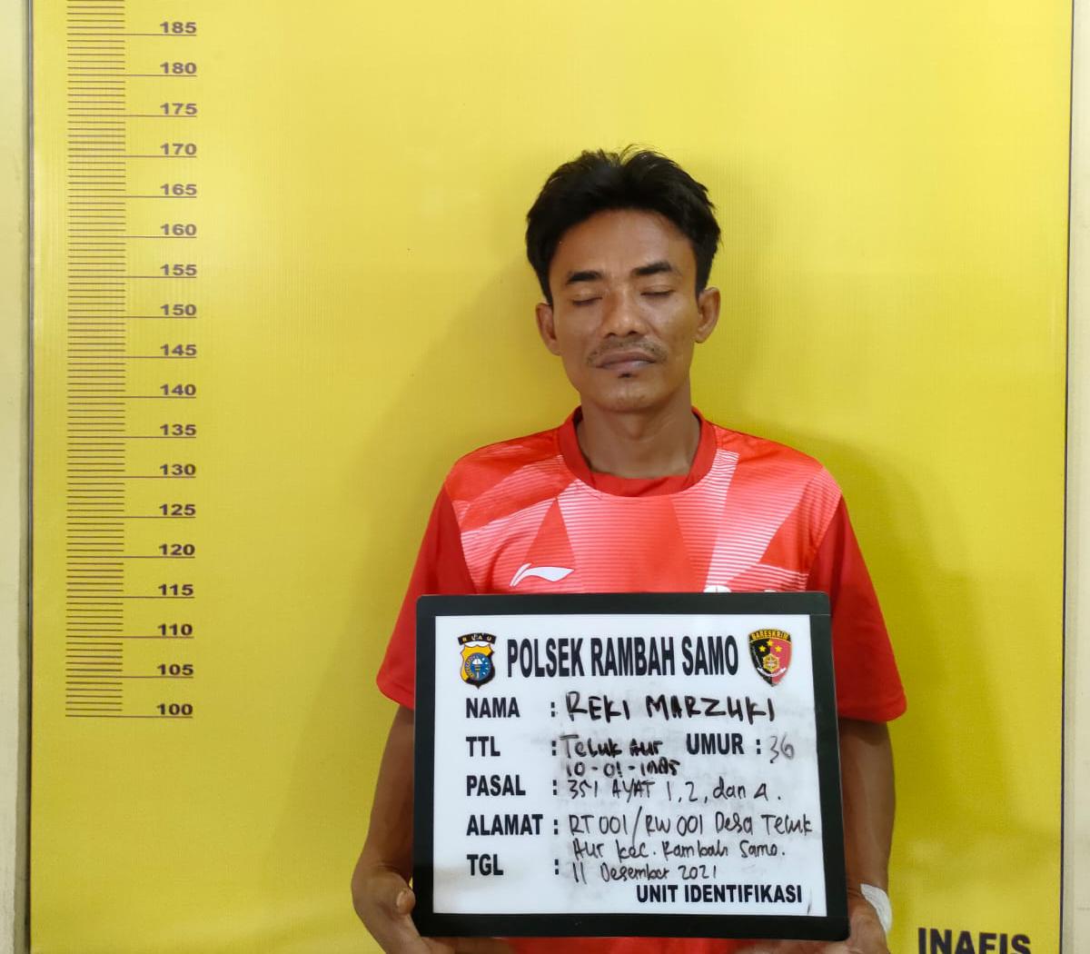 Terlibat Kasus Pembunuhan Nenek Kandung, Pemuda Di Rohul Kembali Masuk Bui Kasus Penganiayaan