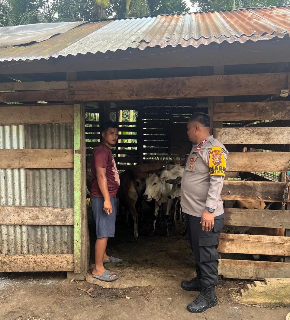 Polsek Bangko Pusako Kembali Lakukan Upaya Ketahanan Pangan