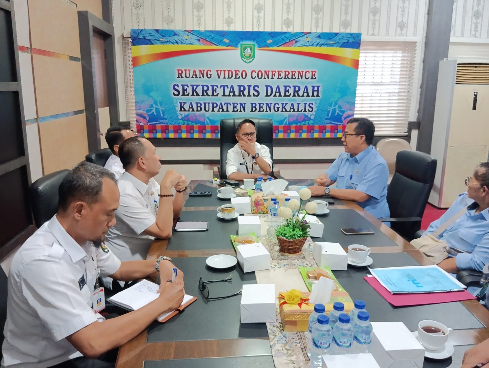 Sekda Bengkalis Terima Audiensi LPP RRI Pekanbaru, Bahas Hibah Aset