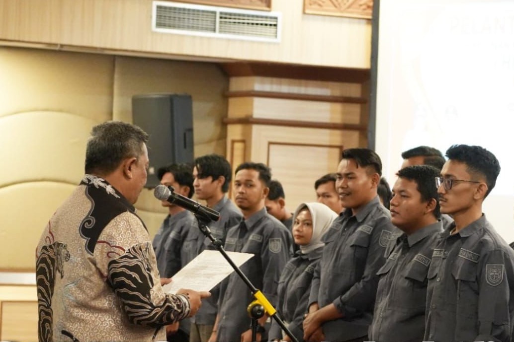 Pelantikan Pengurus HIMAROHU Riau 2025–2027, Mexi Andrean HM Resmi Nahkodai Organisasi Mahasiswa Rohul