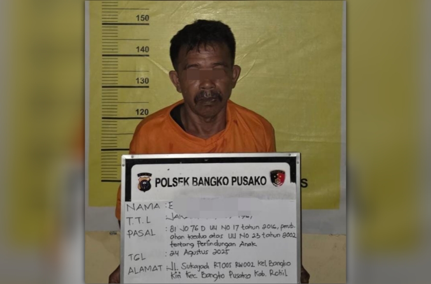 Bejat! Petani di Rokan Hilir Setubuhi Anak di Bawah Umur hingga Hamil