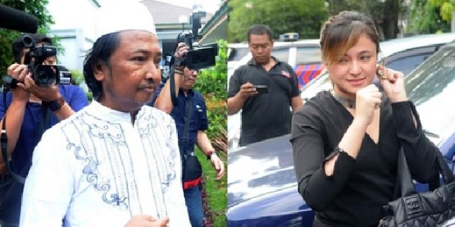 Jenguk sang ayah, Marshanda beri uang rp 100 ribu