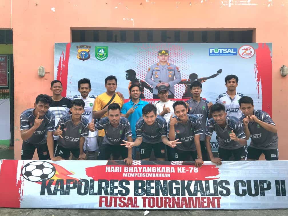SIWO PWI Menang Telak 4-0 atas RKK di Turnamen Kapolres Bengkalis Cup 2024
