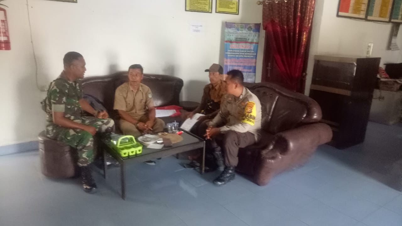 Polsek Kunto Darussalam Bersama Tokoh Masyarakat Wujudkan Kondusivitas Pasca Pilkada