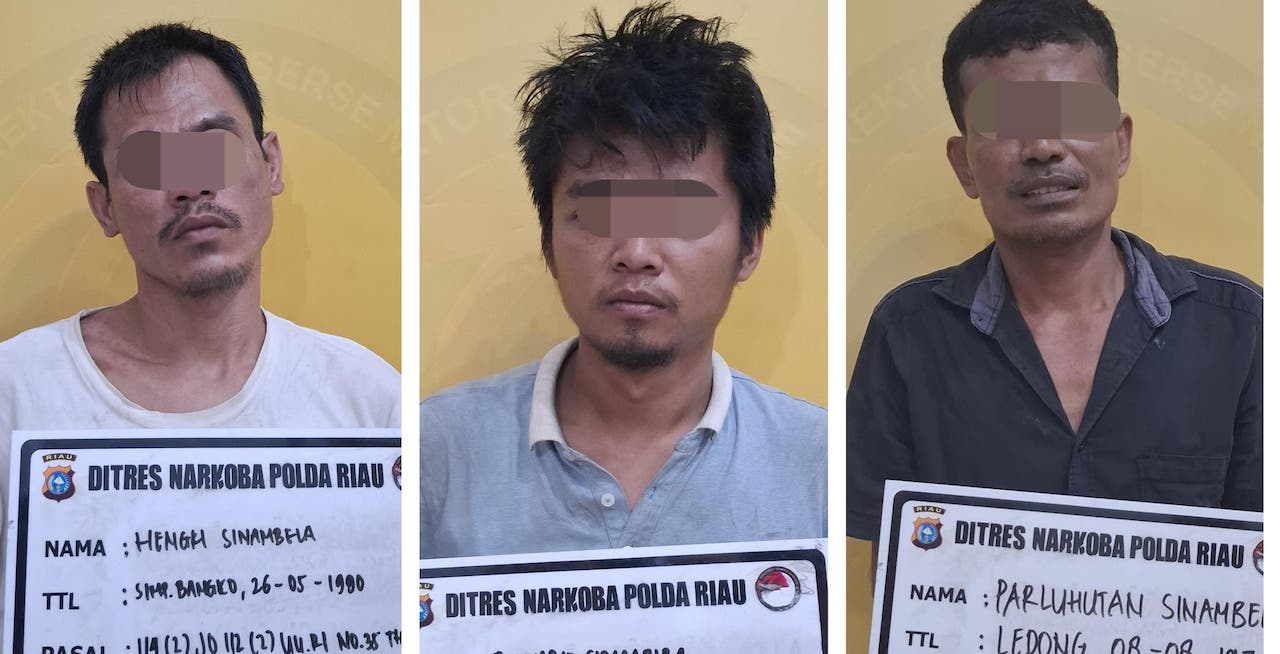 Berawal Laporan Warga di TikTok, Polda Riau Gerebek Warung Tempat Transaksi Sabu di Rohil