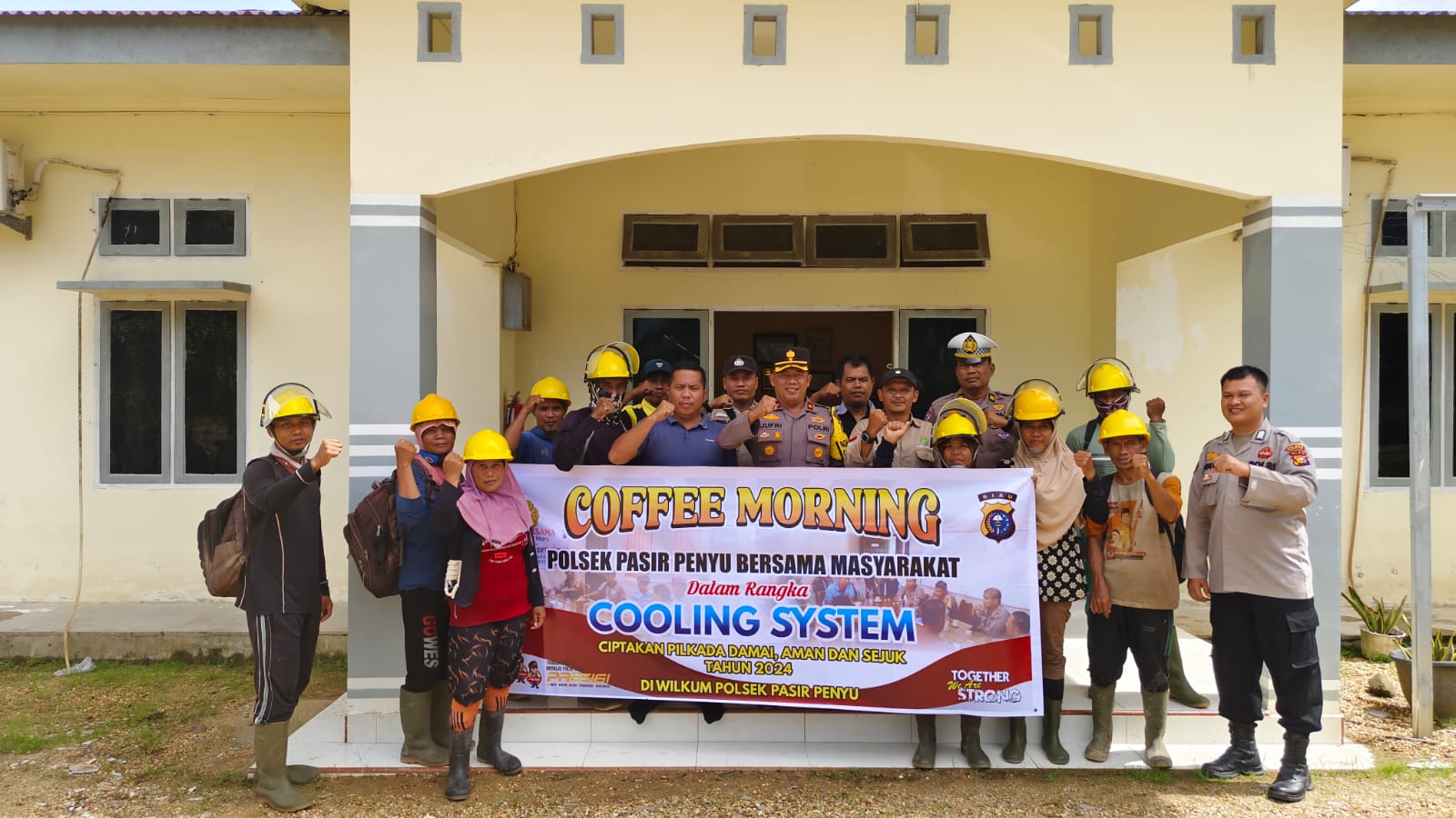 Polsek Pasir Penyu Rajut Kebhinekaan dalam Bingkai Pilkada Damai