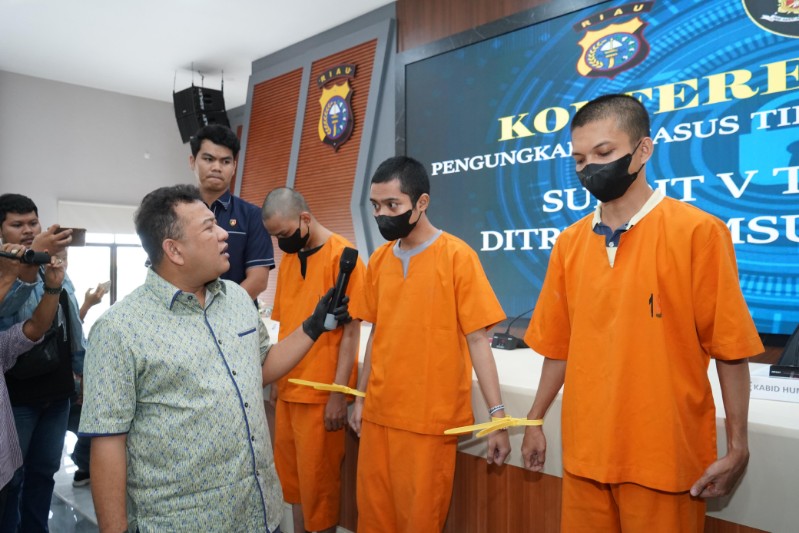 Patroli Siber Polda Riau Ungkap Jaringan Penyebaran Pornografi di Medsos, Salah Satu Tersangka Terjangkit HIV