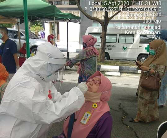 Mengkhawatirkan, Lima Hari Terakhir Ada 245 Kasus Positif Corona di Pekanbaru, 5 Meninggal Dunia