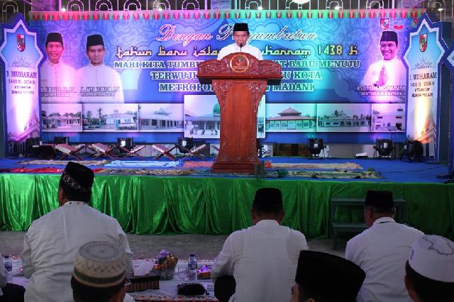 Walikota Firdaus Peringati 1 Muharamam di Masjid Paripurna Istiqomah