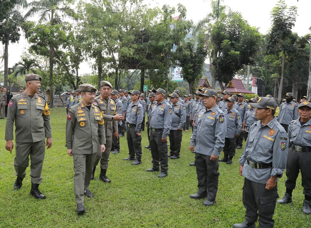 Pemko Pekanbaru Segera Terjunkan 2.778 Satlinmas Amankan TPS