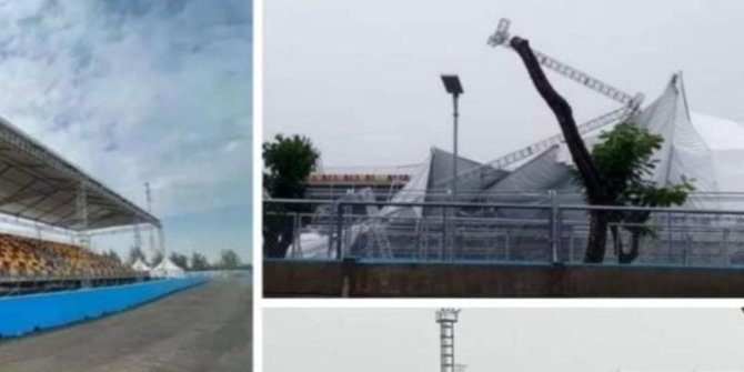 Panitia Sebut Tak Keluarkan Uang untuk Perbaikan Atap Sirkuit Formula E Yang Roboh