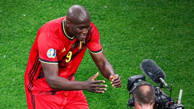 Bikin Merinding, Persembahan Gol dan Teriakan Lukaku untuk Christian Eriksen