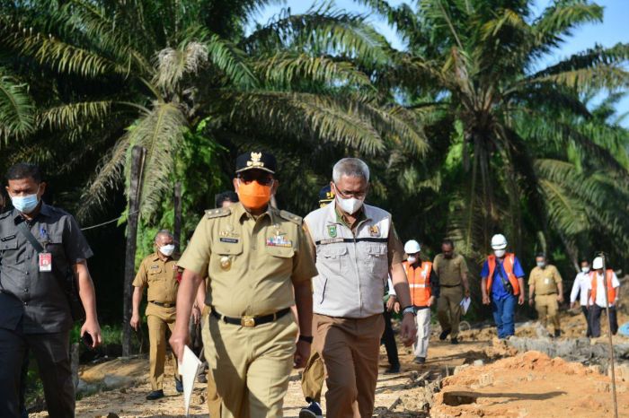 Tinjau Proyek di Kabupaten Siak, Ini Pesan Wagubri Untuk PPK dan Kontraktor