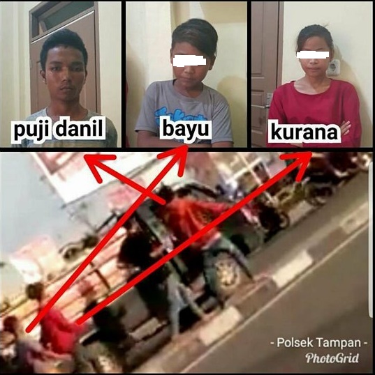 Pengamen yang Rusak dan Aniaya Pengemudi Mobil di Pasar Pagi Pekanbaru Ditangkap, Ini Vidionya