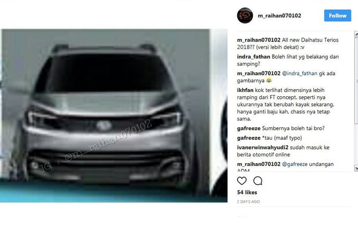Daihatsu Konfirmasi Terios Baru Siap Dilepas