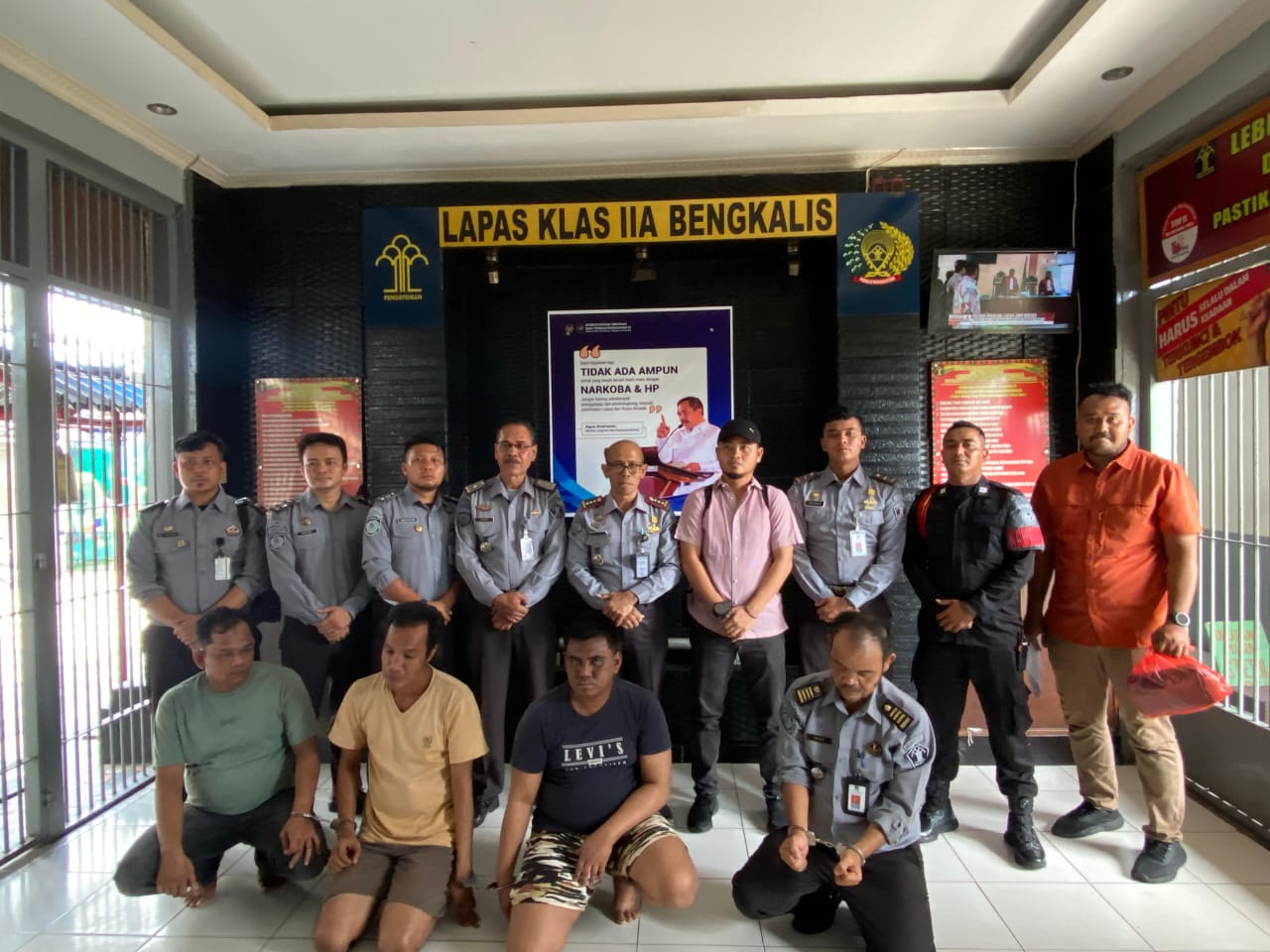 6 Tersangka Termasuk Petugas Lapas Terlibat Jaringan Narkoba Diamankan Polres Bengkalis