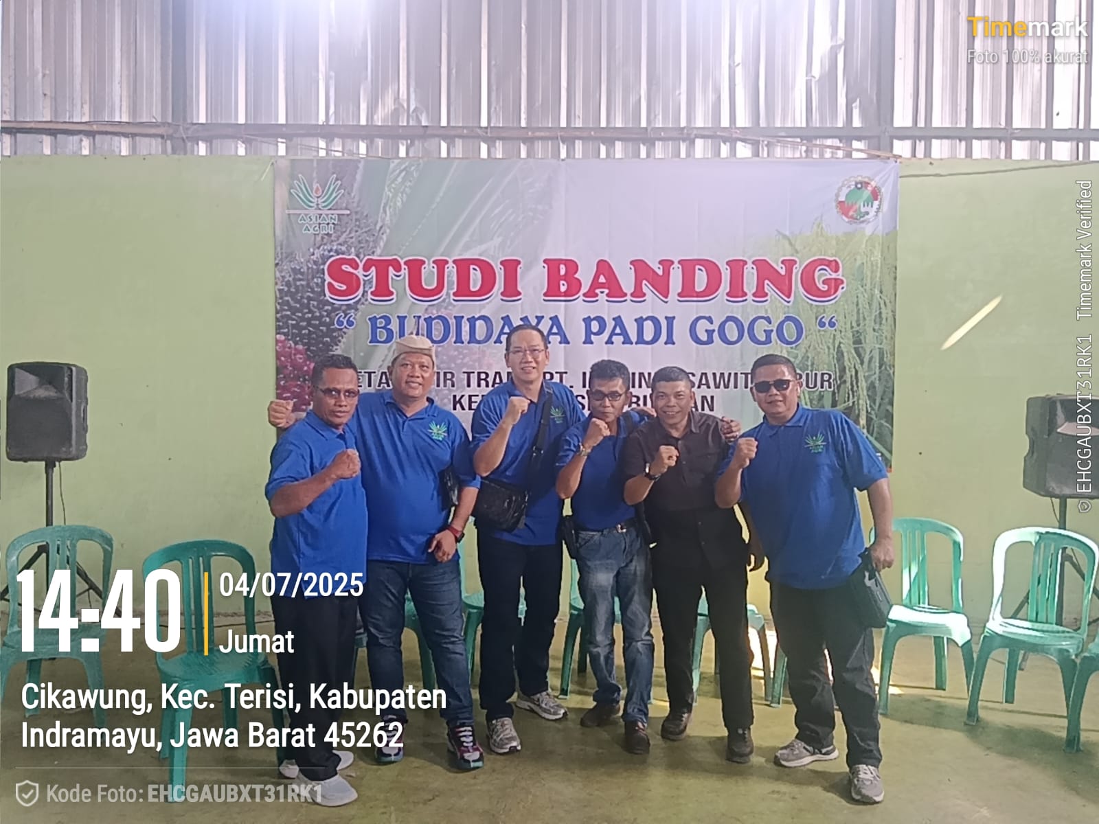 100 Petani Sawit Siak Belajar Budidaya Padi Gogo ke Indramayu