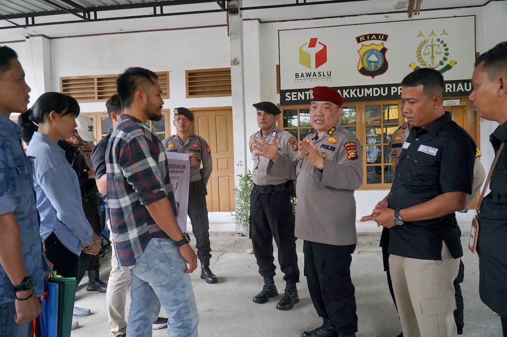 Sentra Gakkumdu Provinsi Riau Gelar Simulasi Penanganan Pelanggaran Pilkada