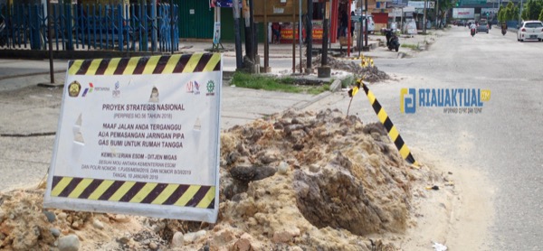 Galian Jargas di Sejumlah Titik di Pekanbaru Timbulkan Kerusakan