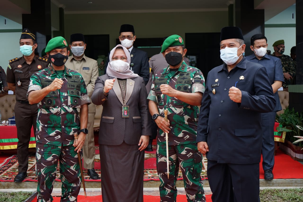 Makodim 0322/Siak Diresmikan Pangdam I Bukit Barisan Mayor Jendral TNI Hasanuddin, Ini Pesan Bupati Alfedri