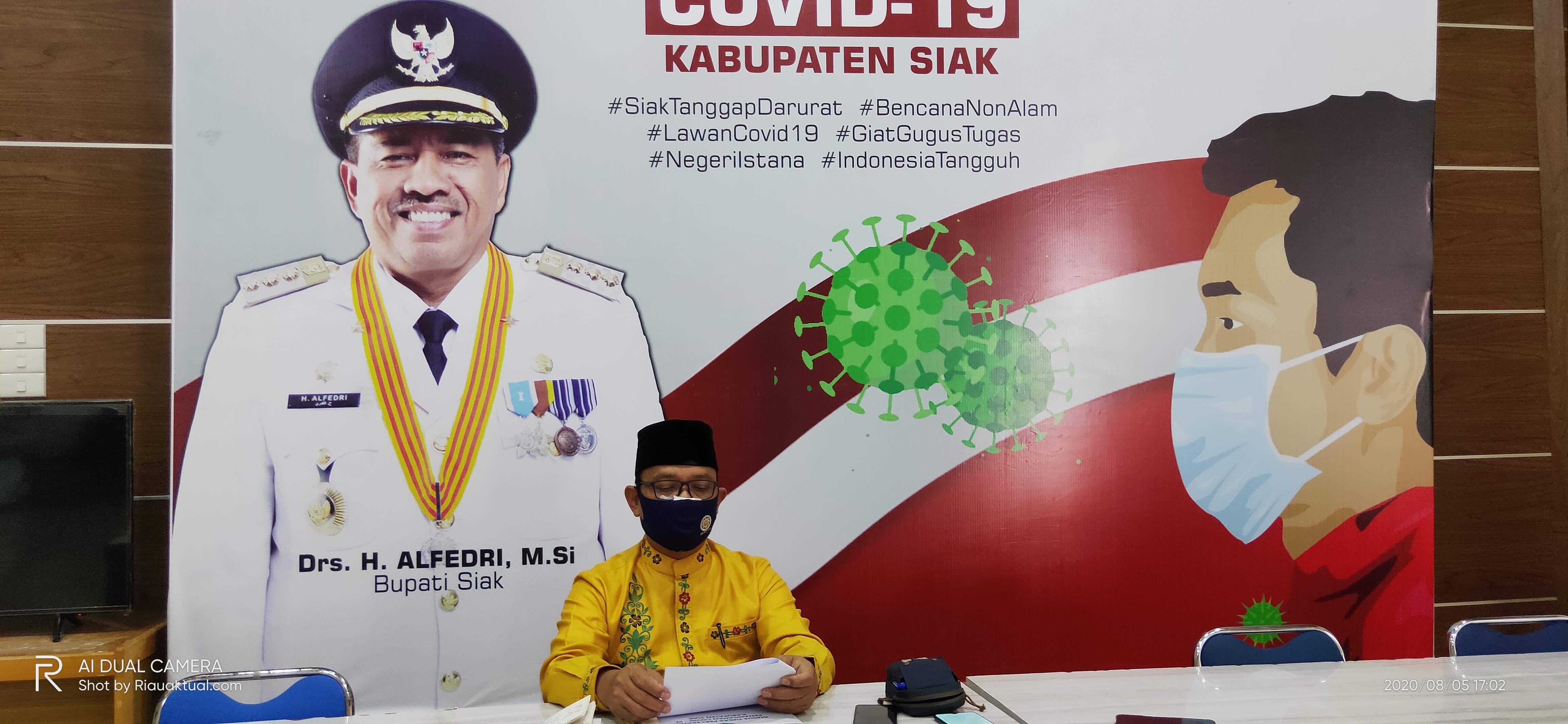 8 Kasus Positif Covid-19 di Kabupaten Siak Hari Ini Masih Cluster PT IKPP Tualang