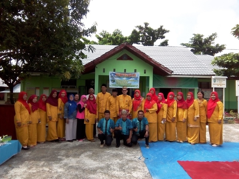 SMPN 13 Sukaramai Mandau Gelar Perpisahan Kepala Sekolah