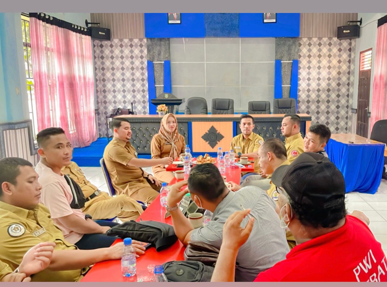 Jalin Silaturahmi, Lurah Damon dan Bhabinkamtibmas Gelar Coffe Morning bersama PWI Bengkalis 'Hebat' 