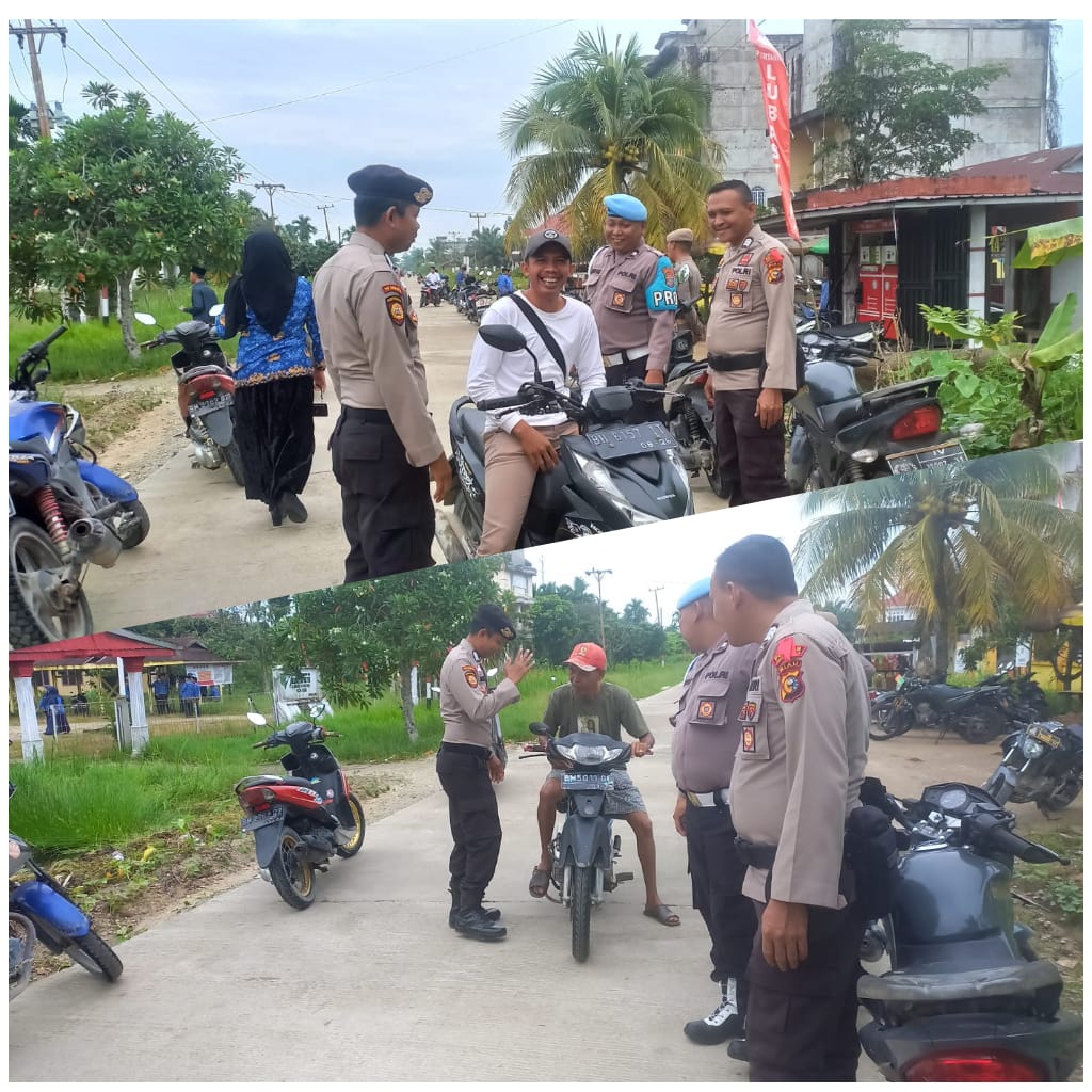 Patroli Dialogis Polsek Reteh: Himbauan Kamtibmas dan Kesiapan Menghadapi Pemilu 2024