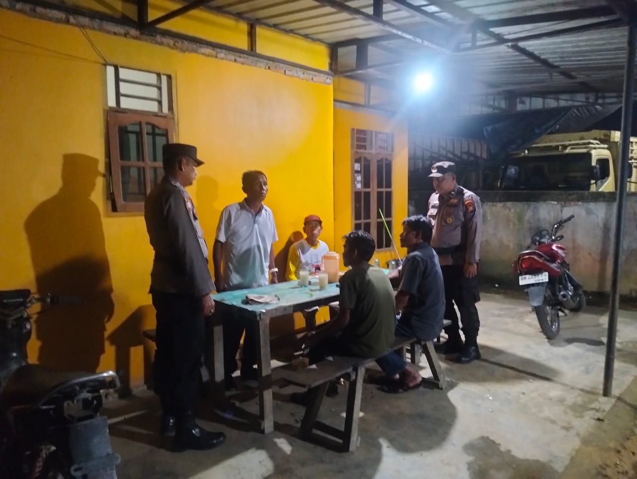 Polsek Bangko Pusako Gelar Patroli KRYD untuk Antisipasi Aksi Premanisme