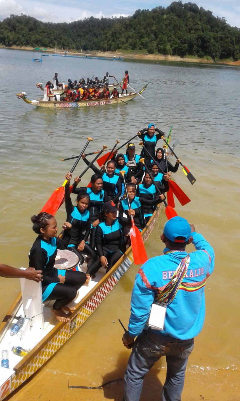 Cabor Dayung Diluar Dugaan, Sumbang 3 Medali Emas Untuk Bengkalis