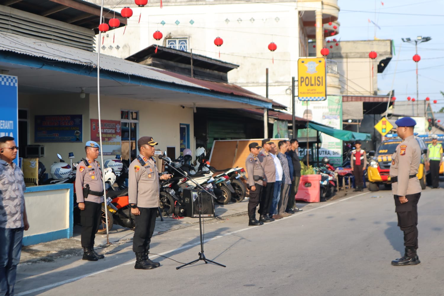 Polres Kepulauan Meranti Gelar Apel Pengamanan untuk Perayaan Tahun Baru Imlek 2575