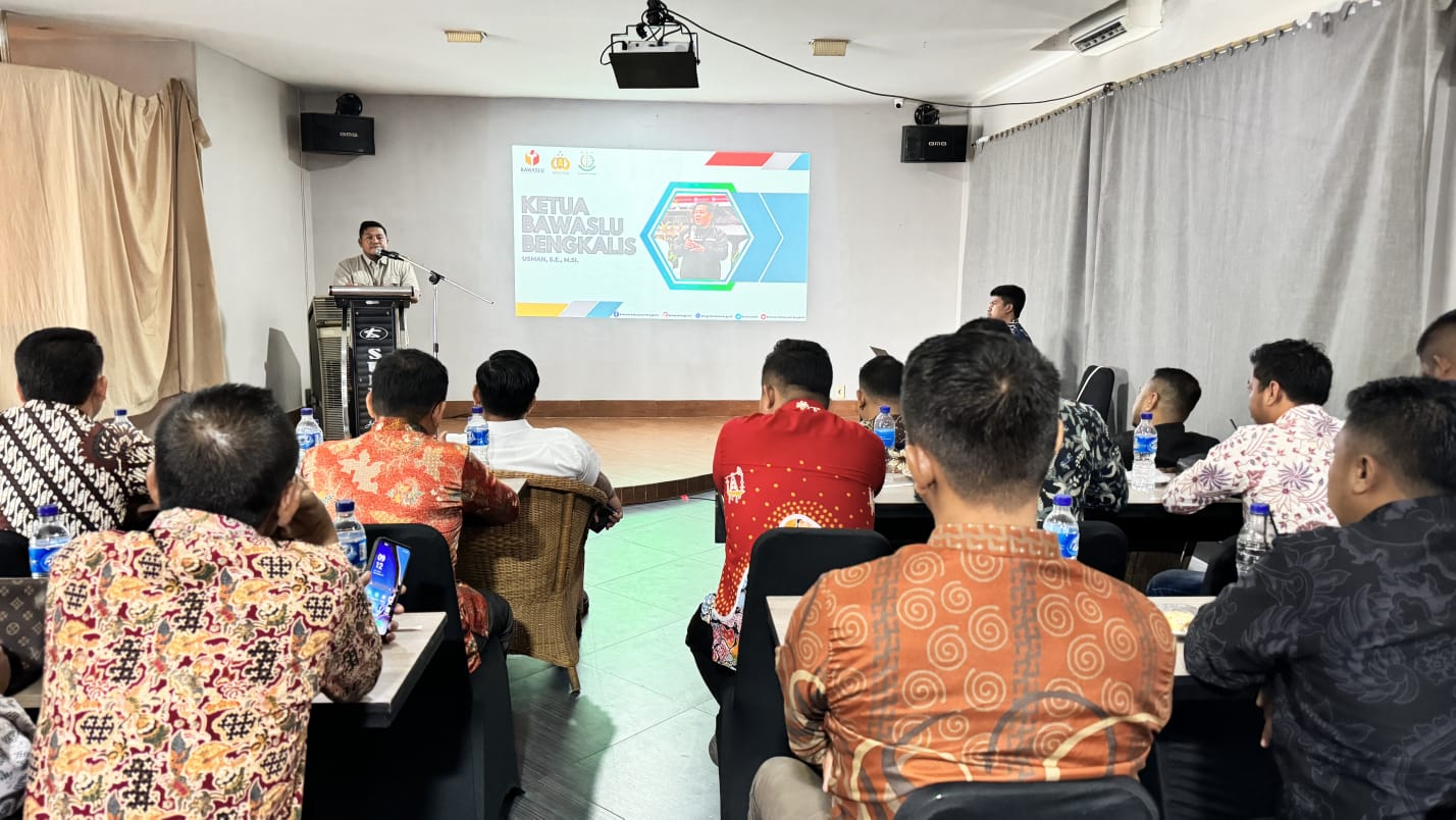 Rapat Koordinasi Sentra Gakkumdu Kabupaten Bengkalis: Pengawasan Tahapan Kampanye Pemilihan Kepala Daerah 2024