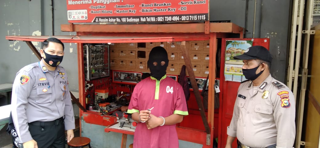 Pencurian Sepeda Motor Modus Duplikat Kunci Mulai Marak di Pekanbaru